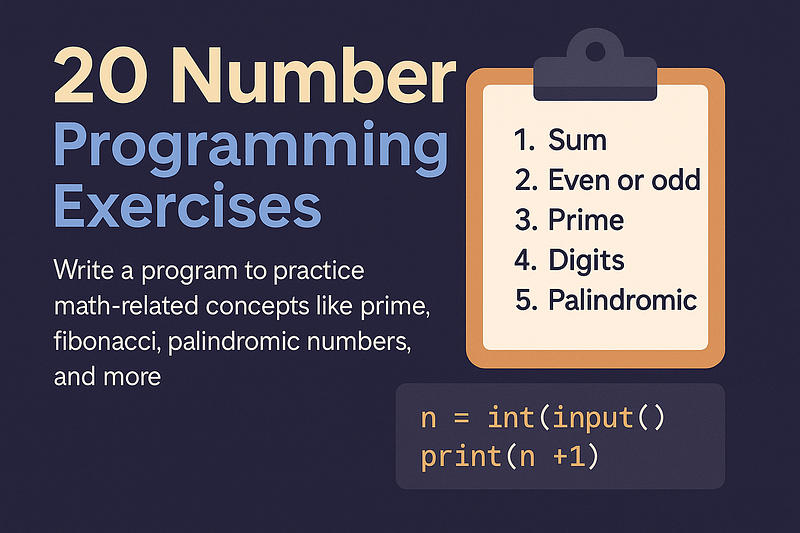 From Primes to Fibonacci: 20 Fun Math Programming Challenges for Beginners