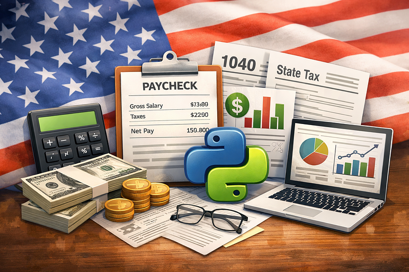 How to Calculate US Salary (Net Pay) Using Python